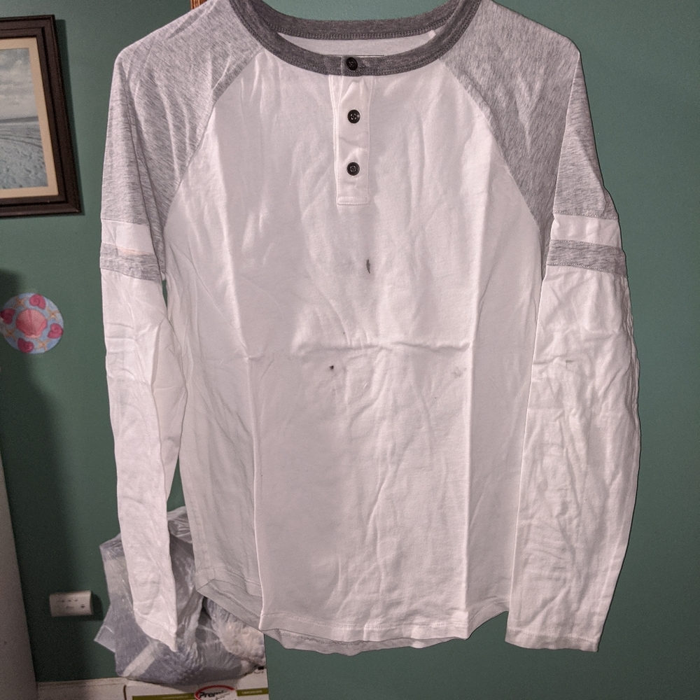 EXPRESS Baseball Tee Henley